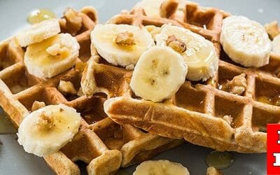 Bananenbrood wafels